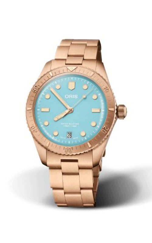 Oris 01 733 7771 3155-07 8 19 15 Diver Sixty-Five Watches