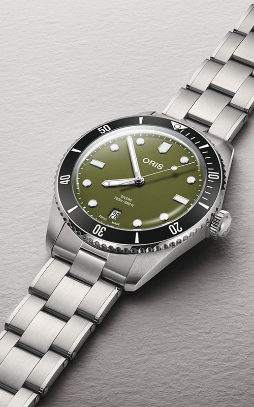 Oris 01 733 7795 4057-Set Divers Date Erkek Kol Saati