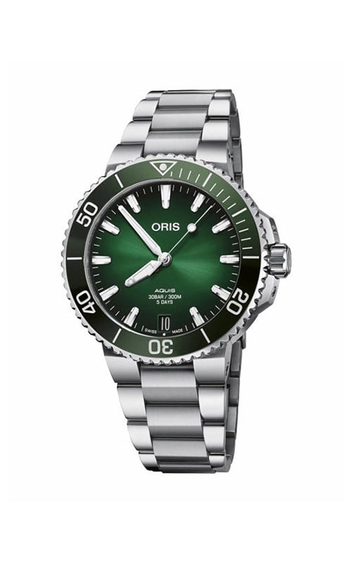 Oris 400.7769.41.57R Aquis Watches