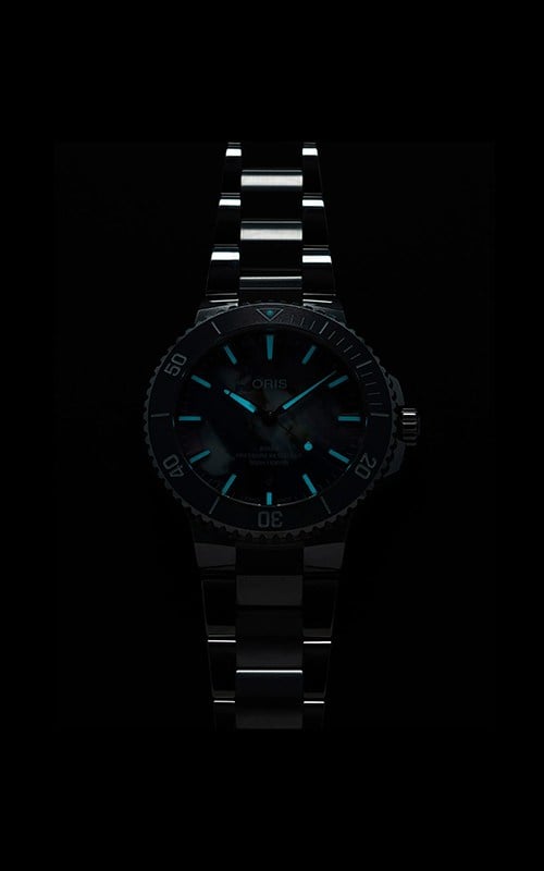 Oris 733 7789 4150-07 8 23 04PEB Aquis Erkek Kol Saati