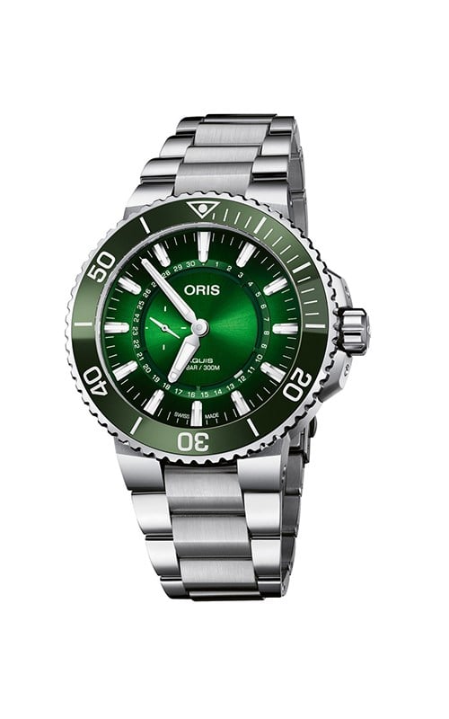 Oris 743.7734.41.87 Set Aquıs Erkek Kol Saati