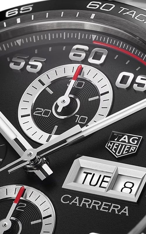 Tag Heuer CBN2A1AA.BA0643 Carrera Chronograph Erkek Kol Saati