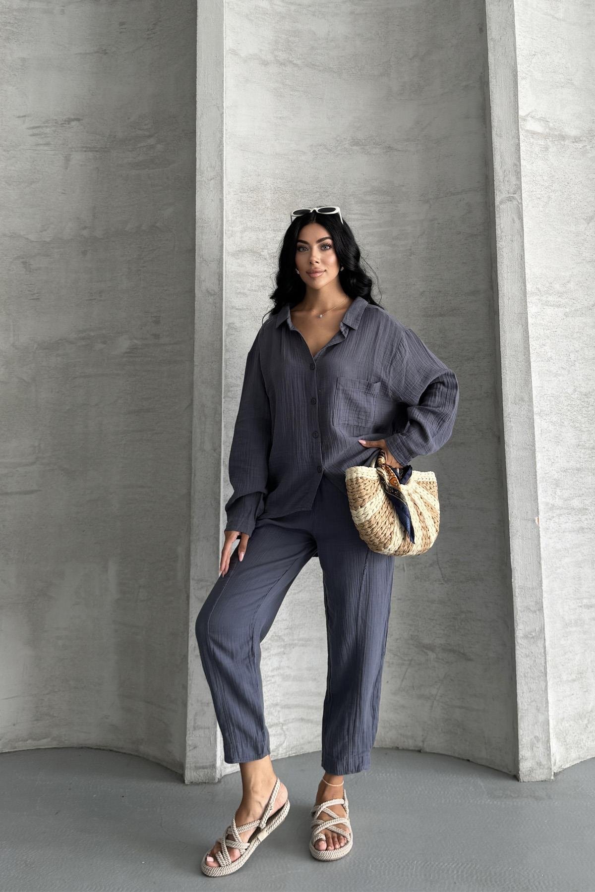 Coastal Muse Müslin Kumaş Oversize İkili TakımCoastal Muse Müslin Oversize Takım – Rahat ŞıklıkTAKIMİSTANGÜL BUTİK
