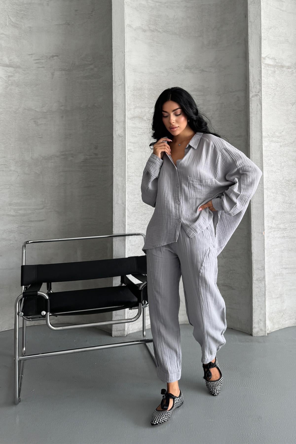 Coastal Muse Müslin Kumaş Oversize İkili TakımCoastal Muse Müslin Oversize Takım – Rahat ŞıklıkTAKIMİSTANGÜL BUTİK