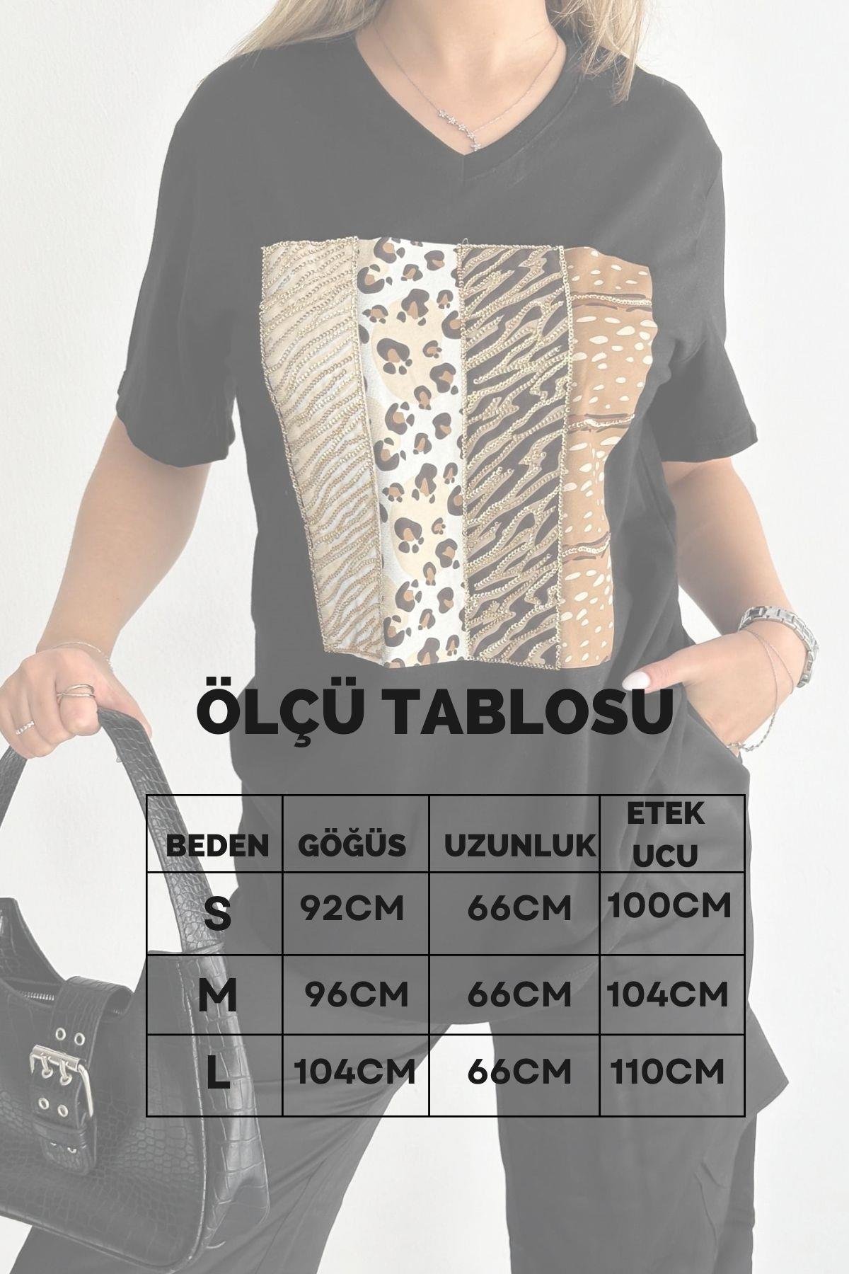 Leopar Desenler Tasarım Tişört