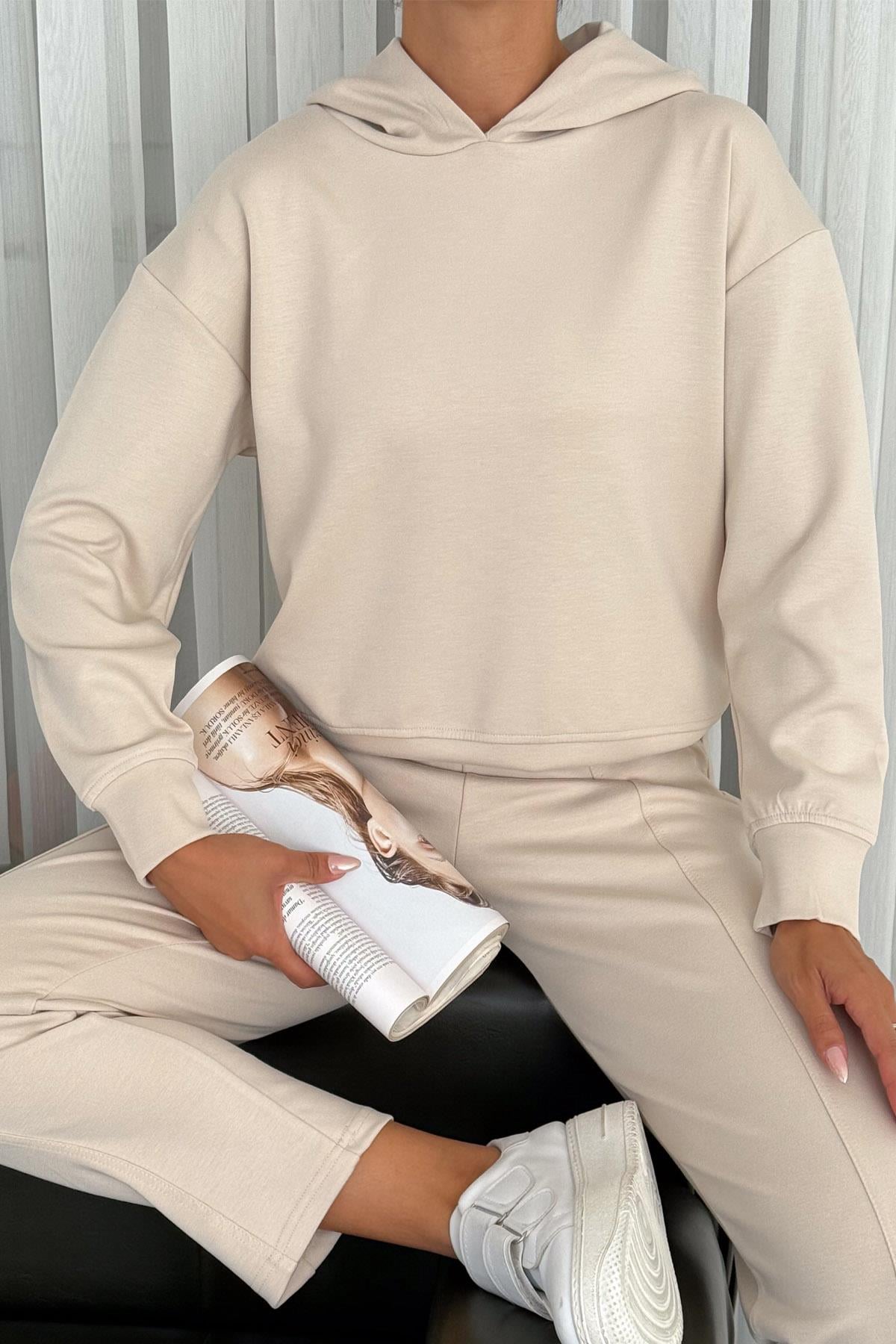 Orjinal Marka Modal Kumaş Mira Rahat Sweat