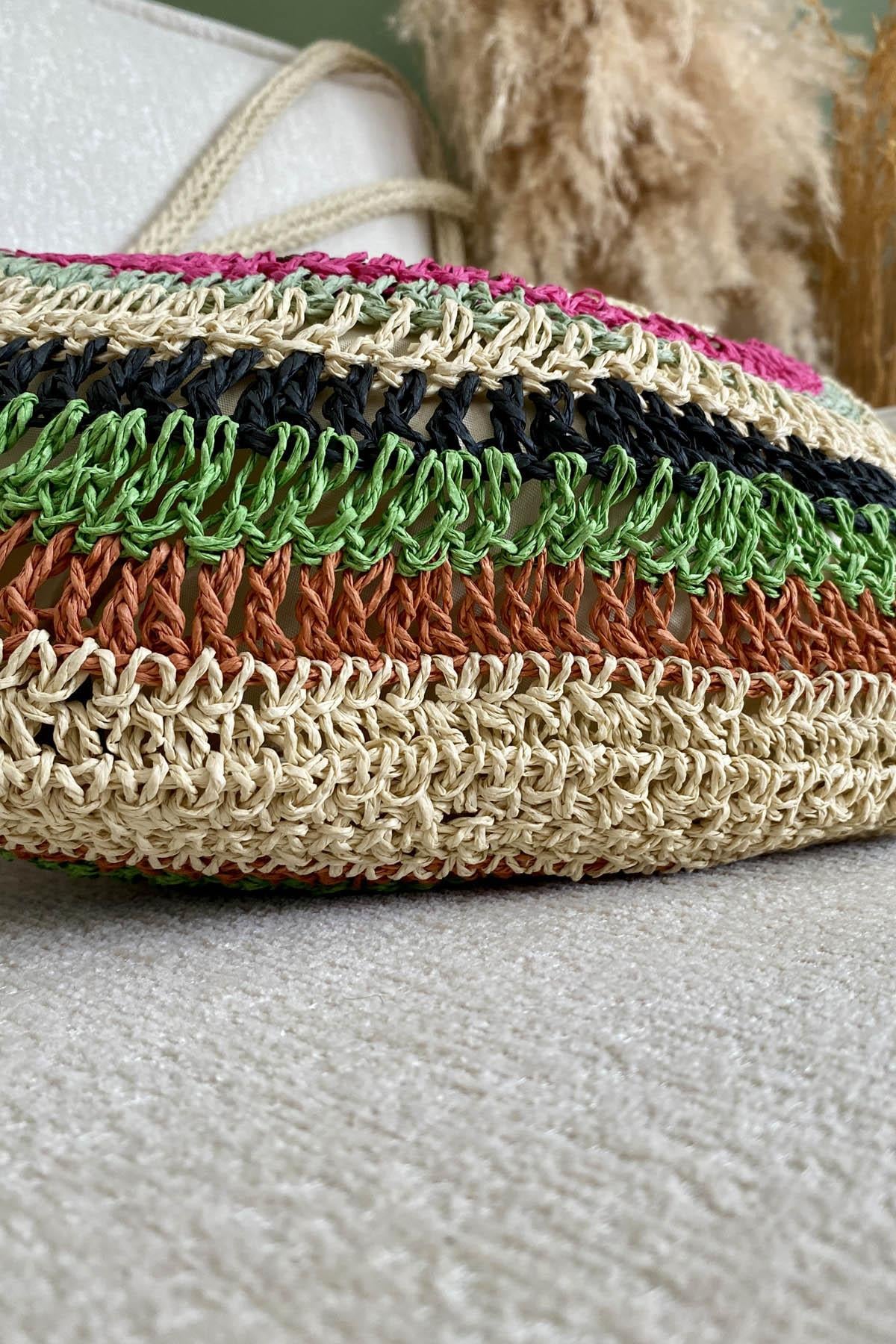 Rustic Elegance Hasır ÇantaRustic Elegance Hasır Çanta | Şık ve Doğal Yazlık Çanta ModeliÇantaİSTANGÜL BUTİK