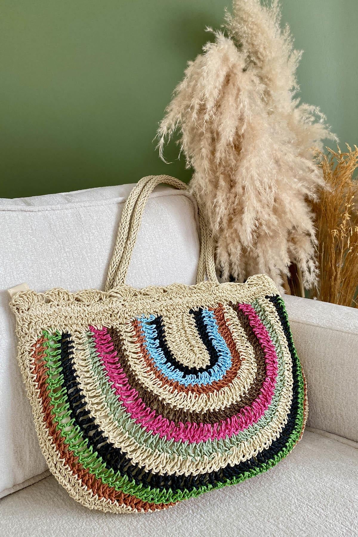 Rustic Elegance Hasır ÇantaRustic Elegance Hasır Çanta | Şık ve Doğal Yazlık Çanta ModeliÇantaİSTANGÜL BUTİK