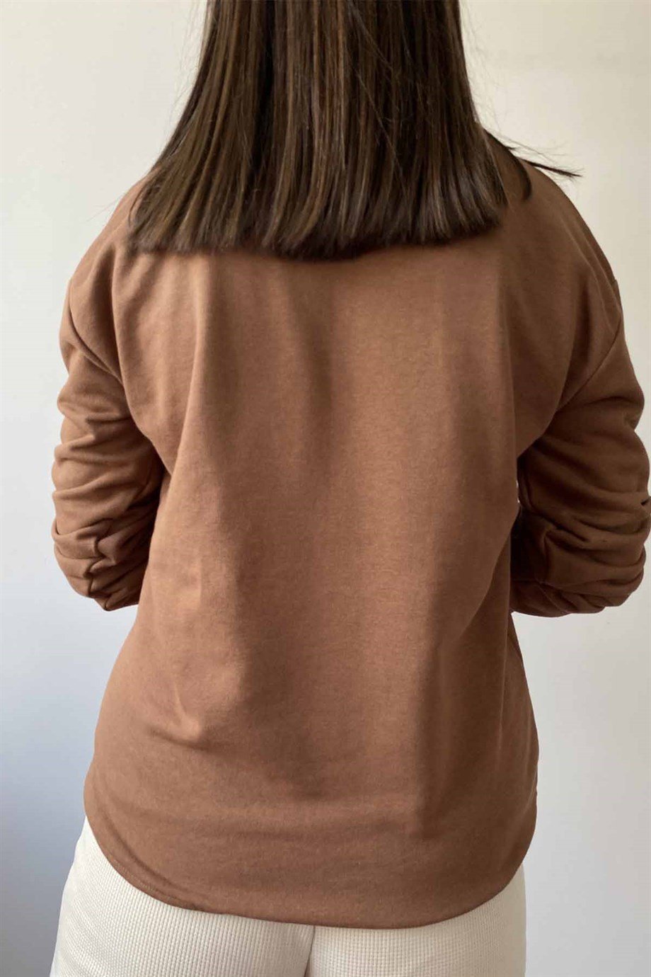 Tüy Desen Tasarım Sweat