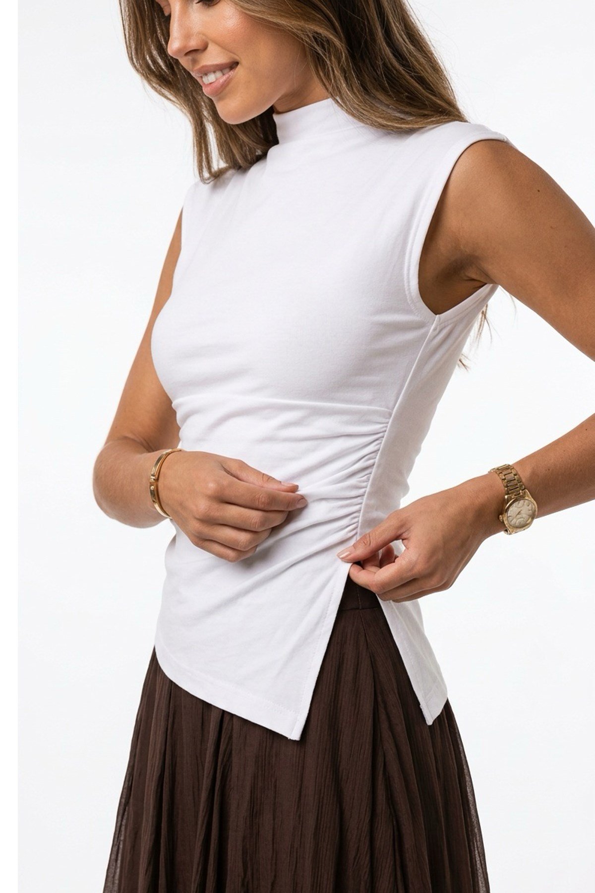 Urban Shape Asimetrik Kolsuz BluzUrban Shape Asimetrik Kolsuz Bluz | Modern Kadın BluzBluzİSTANGÜL BUTİK