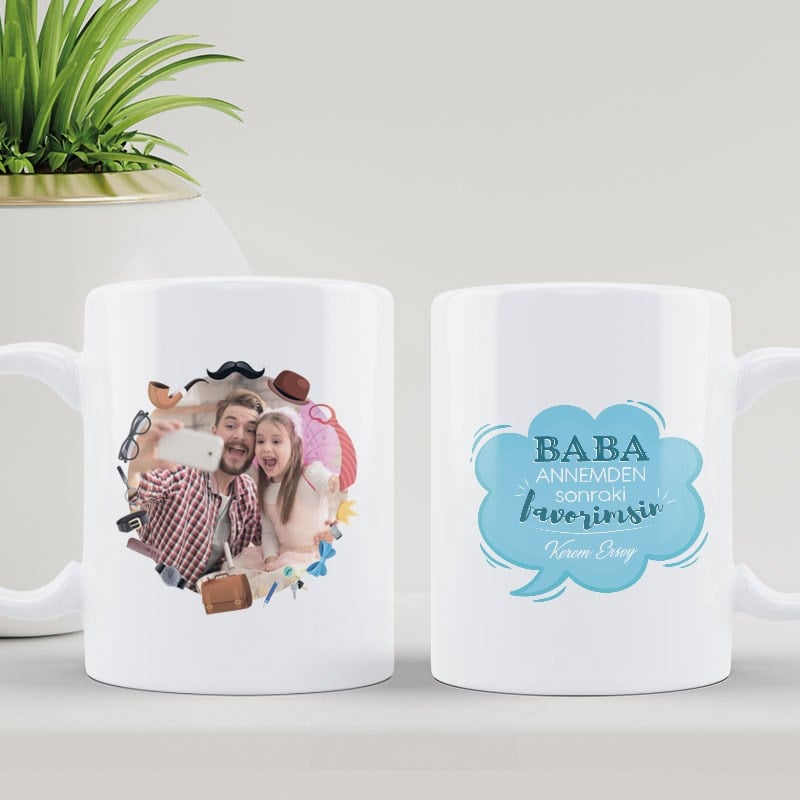 Babalar Günü Baskılı Kupa Bardak 19HB1019