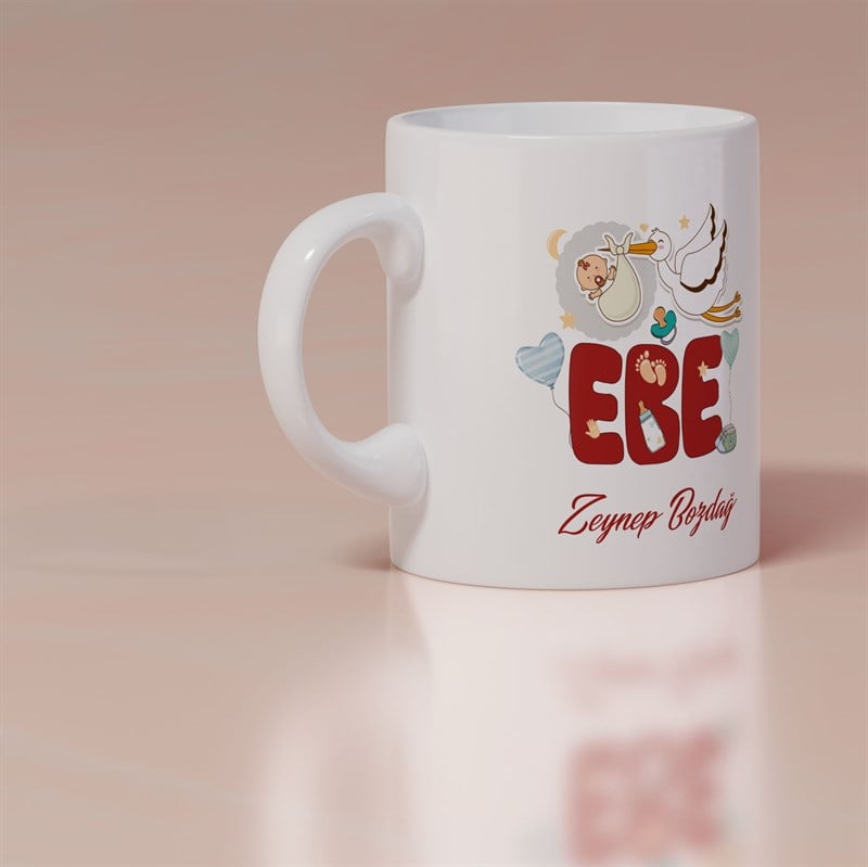 Ebeler İçin İsme Özel Tasarım Kupa BardakHB1118