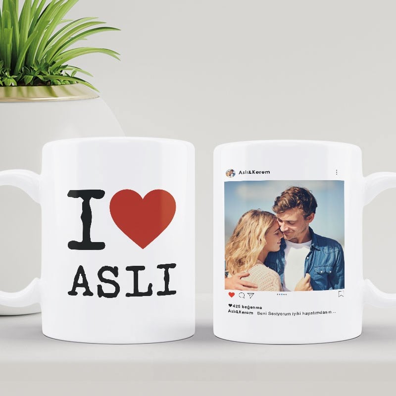 Sevgililer Günü Özel Tasarım Kupa HB1095