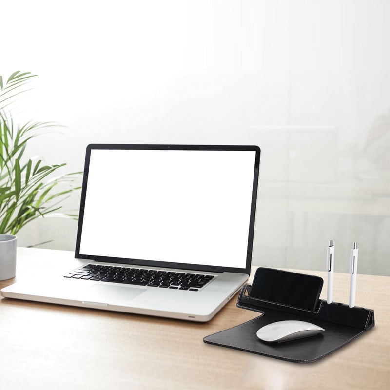 Suni Deri Yatay Telefon Standlı MousepadHB15001522