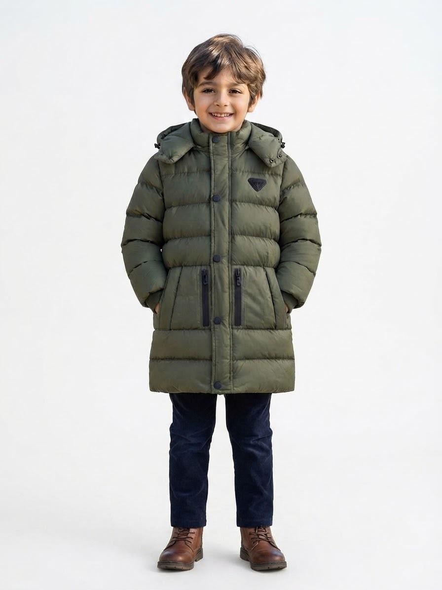 Benitto Kapüşonlu Uzun Mont 51379 Modelleri
