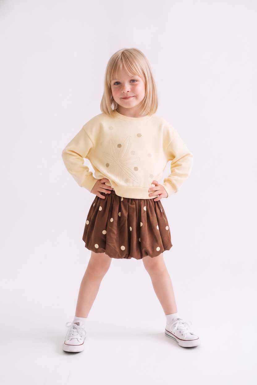 NK Puantiye Taşlı Sweat 32509 Modelleri