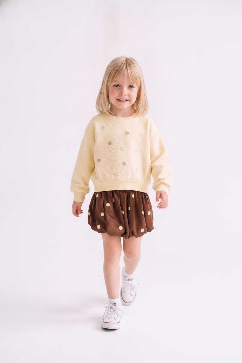 NK Puantiye Taşlı Sweat 32509 Modelleri