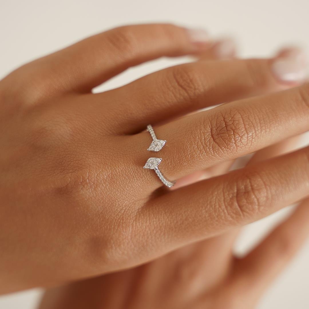 0.27 Ct Markiz Design Pırlanta Yüzük