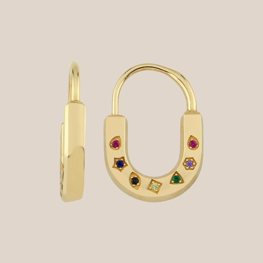 Gece Masalı Ataş Altın Küpe