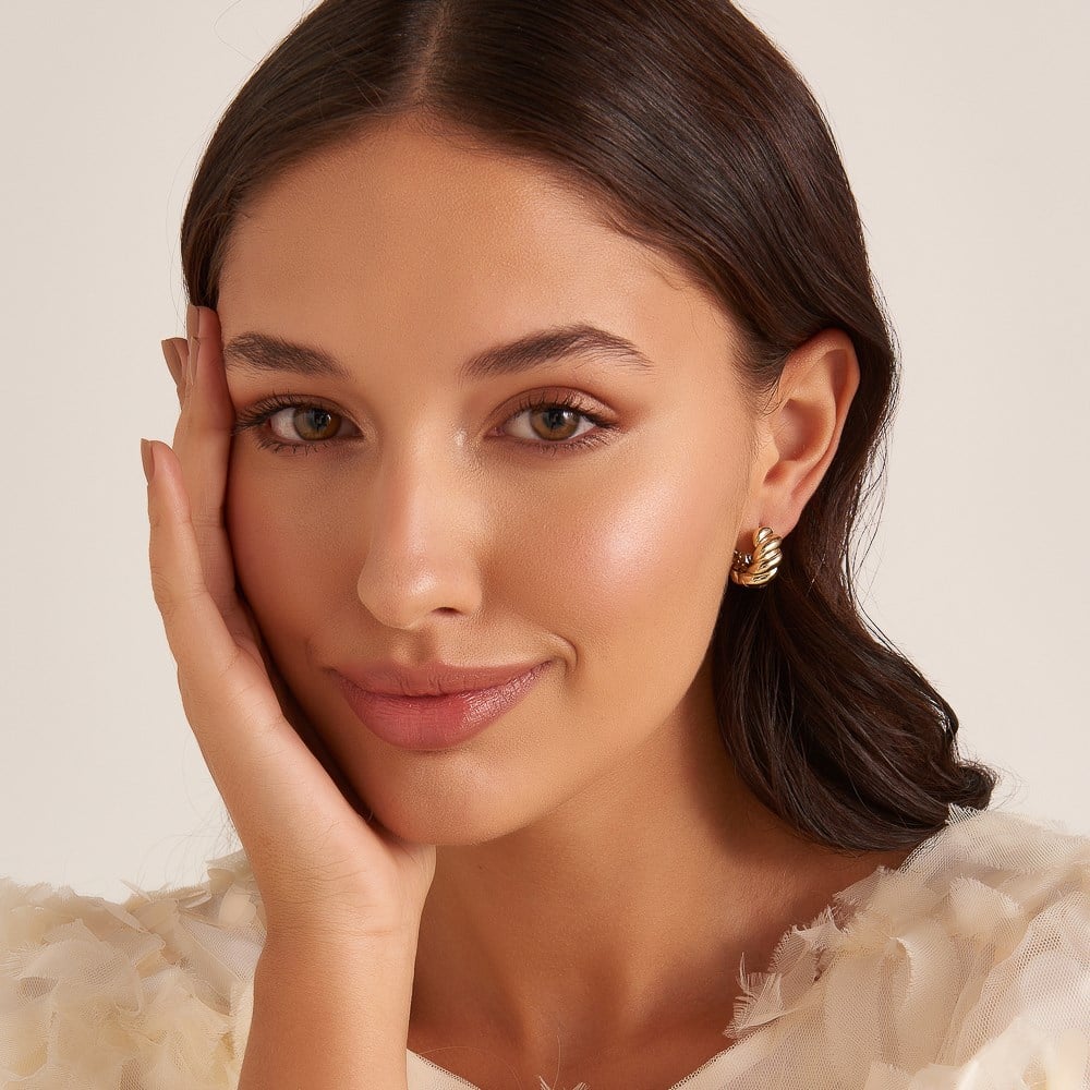 Sophia Altın Küpe