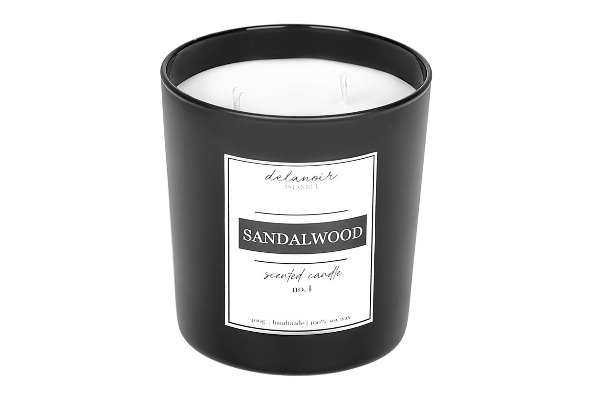 SANDALWOOD ÇİFT FİTİLLİ MUM