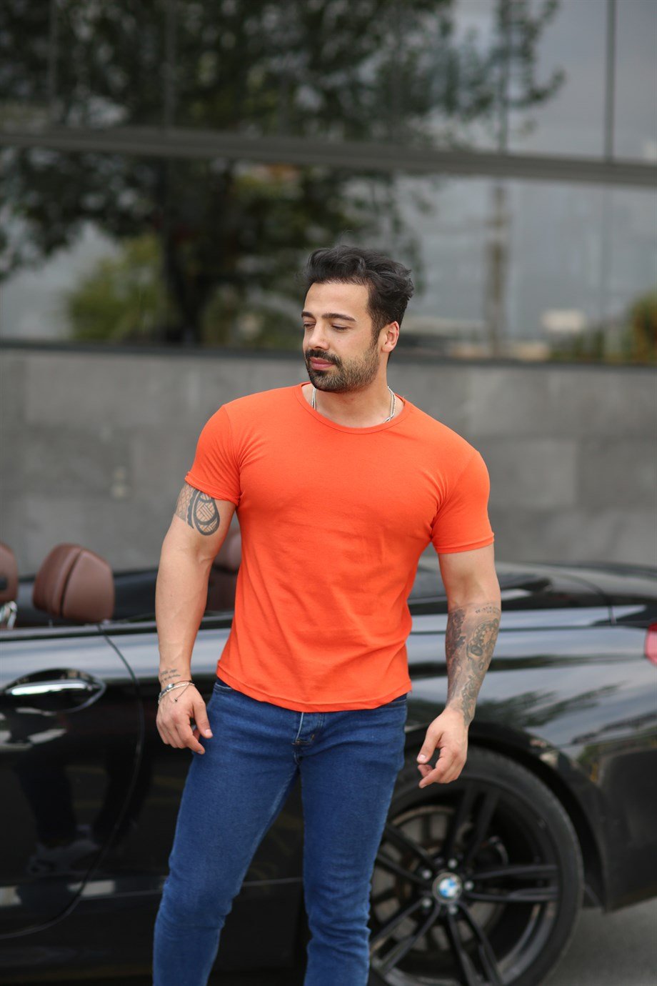 BASİC TSHİRTLERTuruncu Basic T-SHİRT