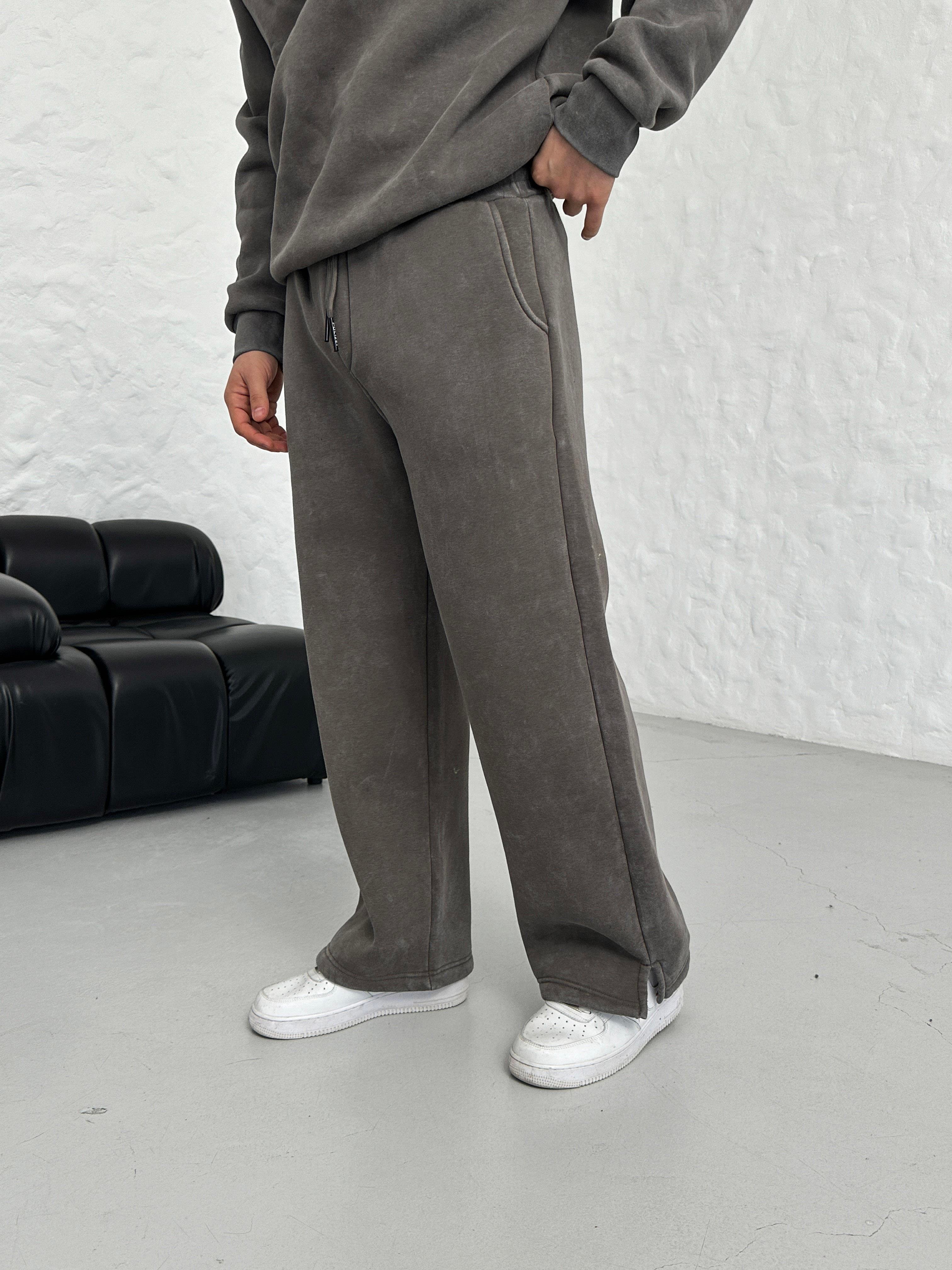 EŞOFMAN ALTI & JOGGERFüme Yıkamalı Düz Baggy Eşofman PLZ