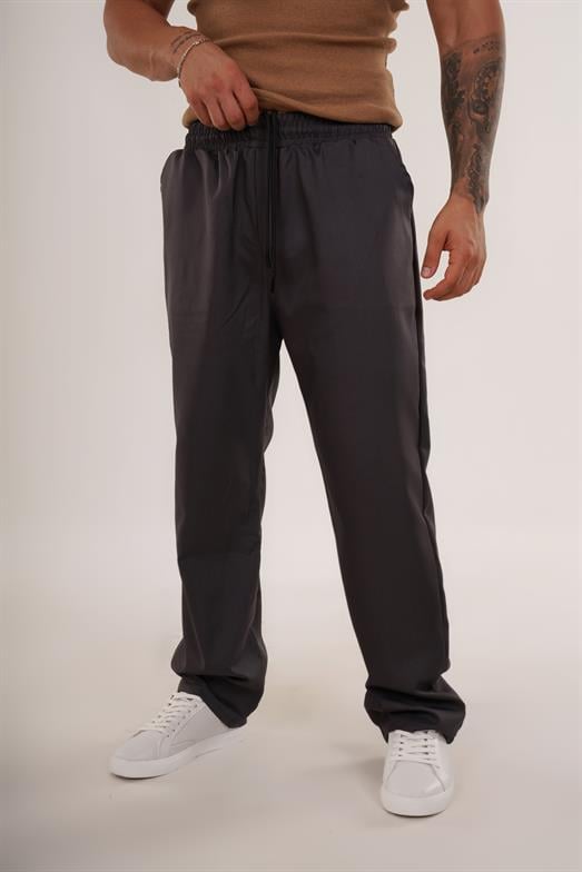 EşofmanFüme GABARDİN PARLAK KUMAŞ BOL PAÇA PANT. SNZ 4677 2024