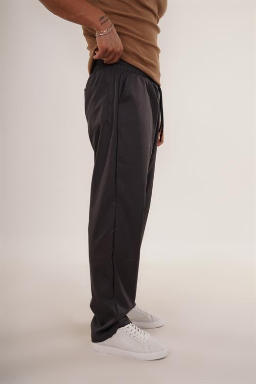 EşofmanFüme GABARDİN PARLAK KUMAŞ BOL PAÇA PANT. SNZ 4677 2024