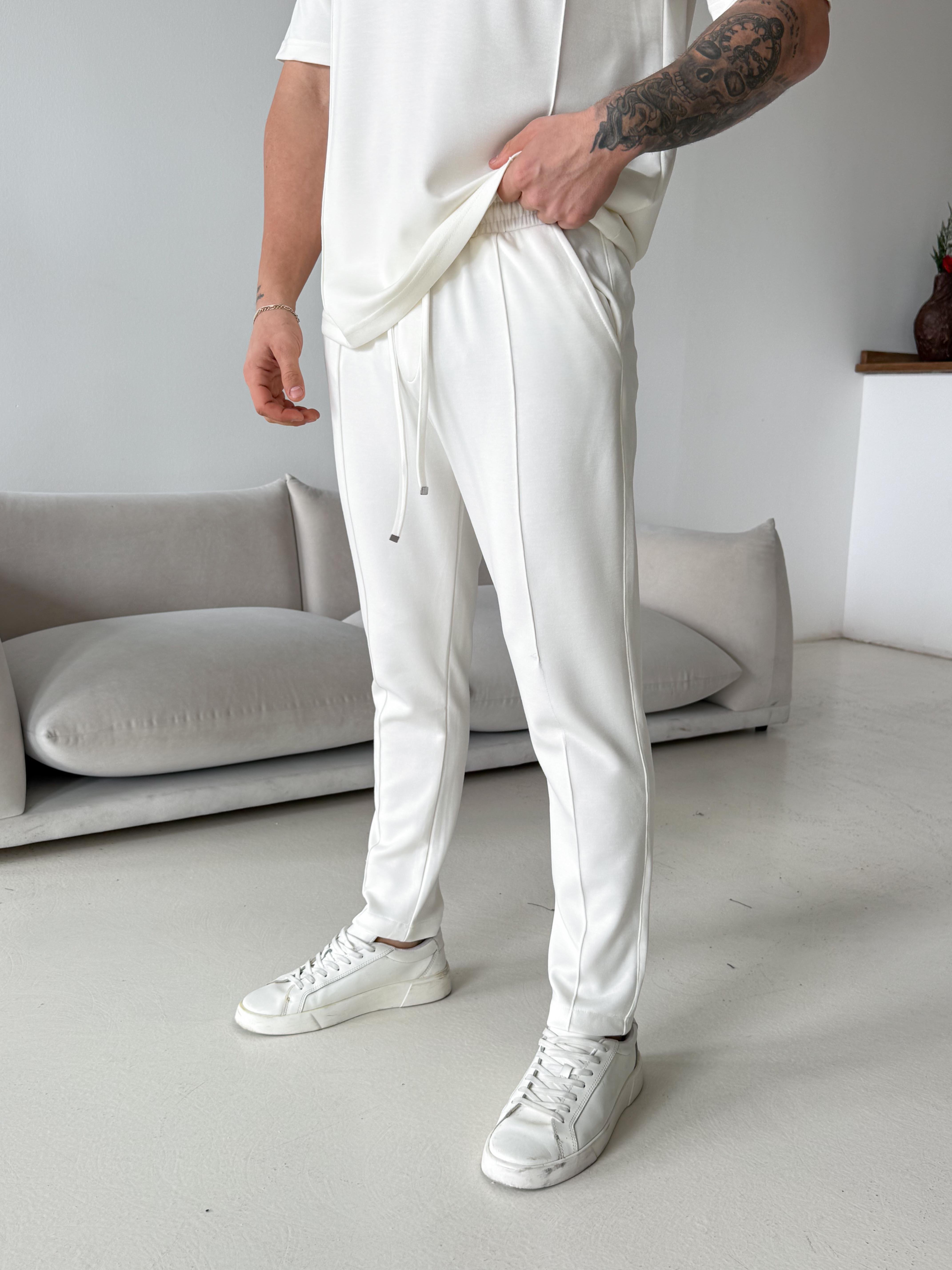 GabardinBeyaz Çimalı Regular Oysho Pantalon LNS 22079