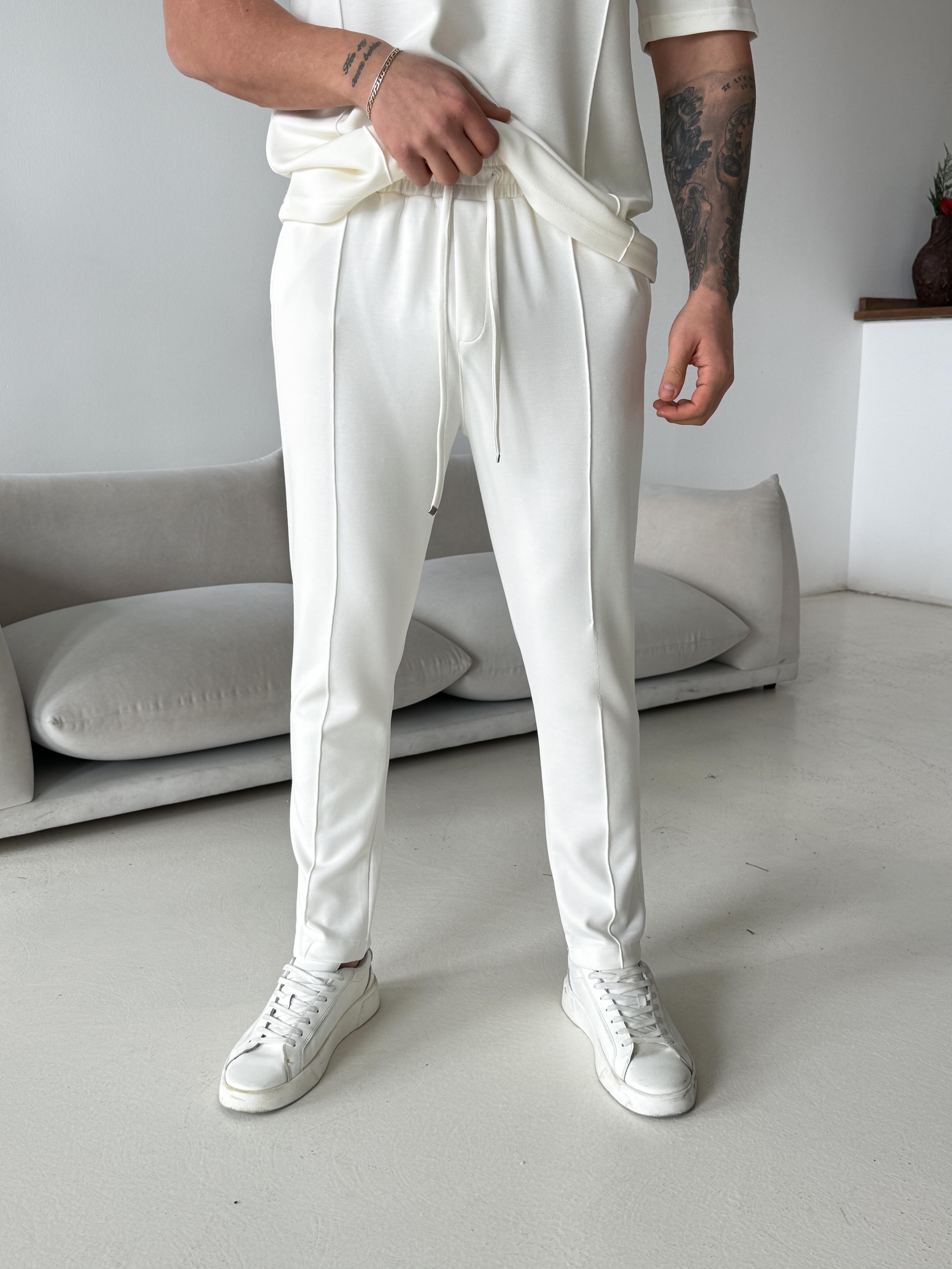 GabardinBeyaz Çimalı Regular Oysho Pantalon LNS 22079