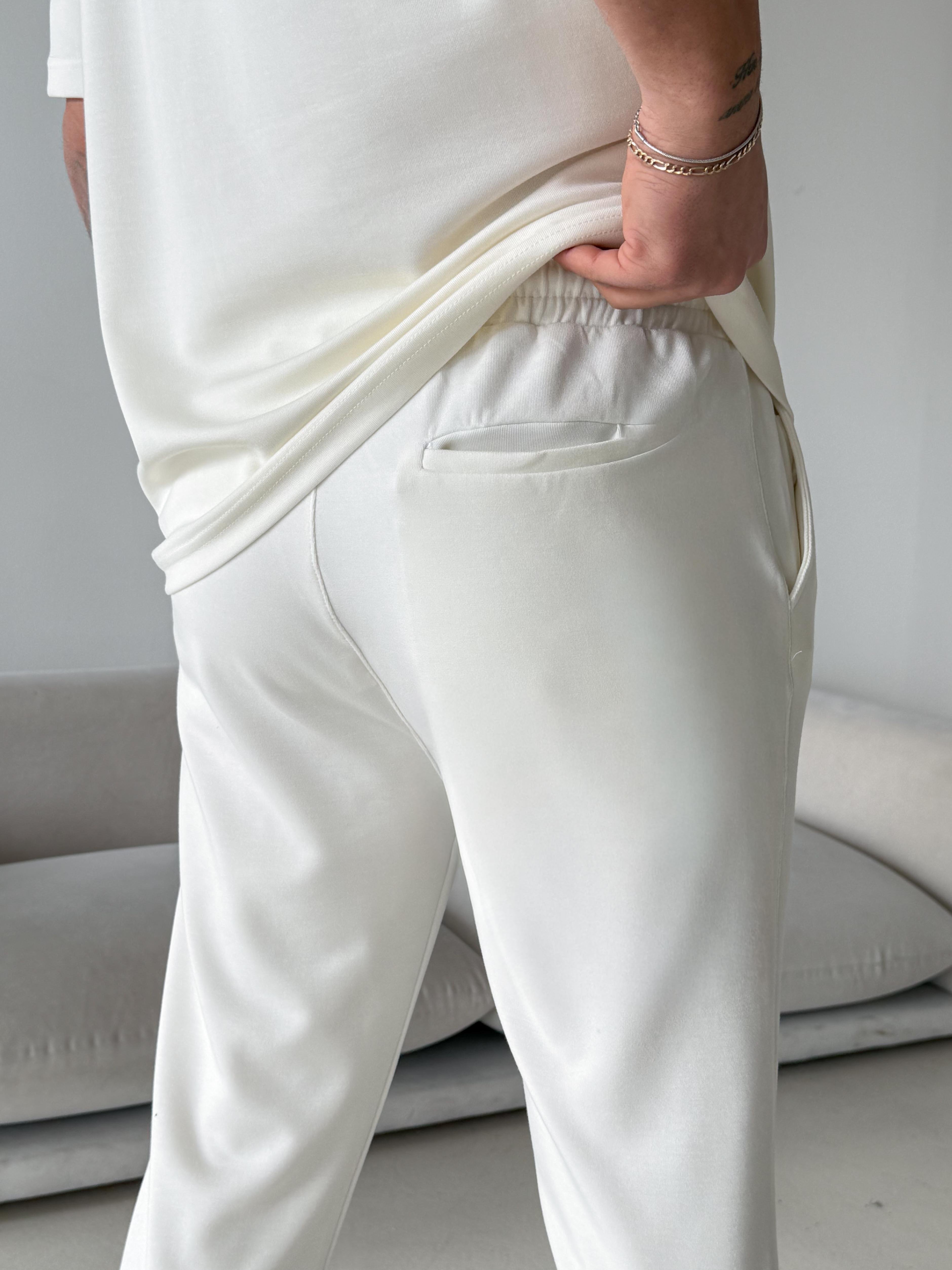 GabardinBeyaz Çimalı Regular Oysho Pantalon LNS 22079