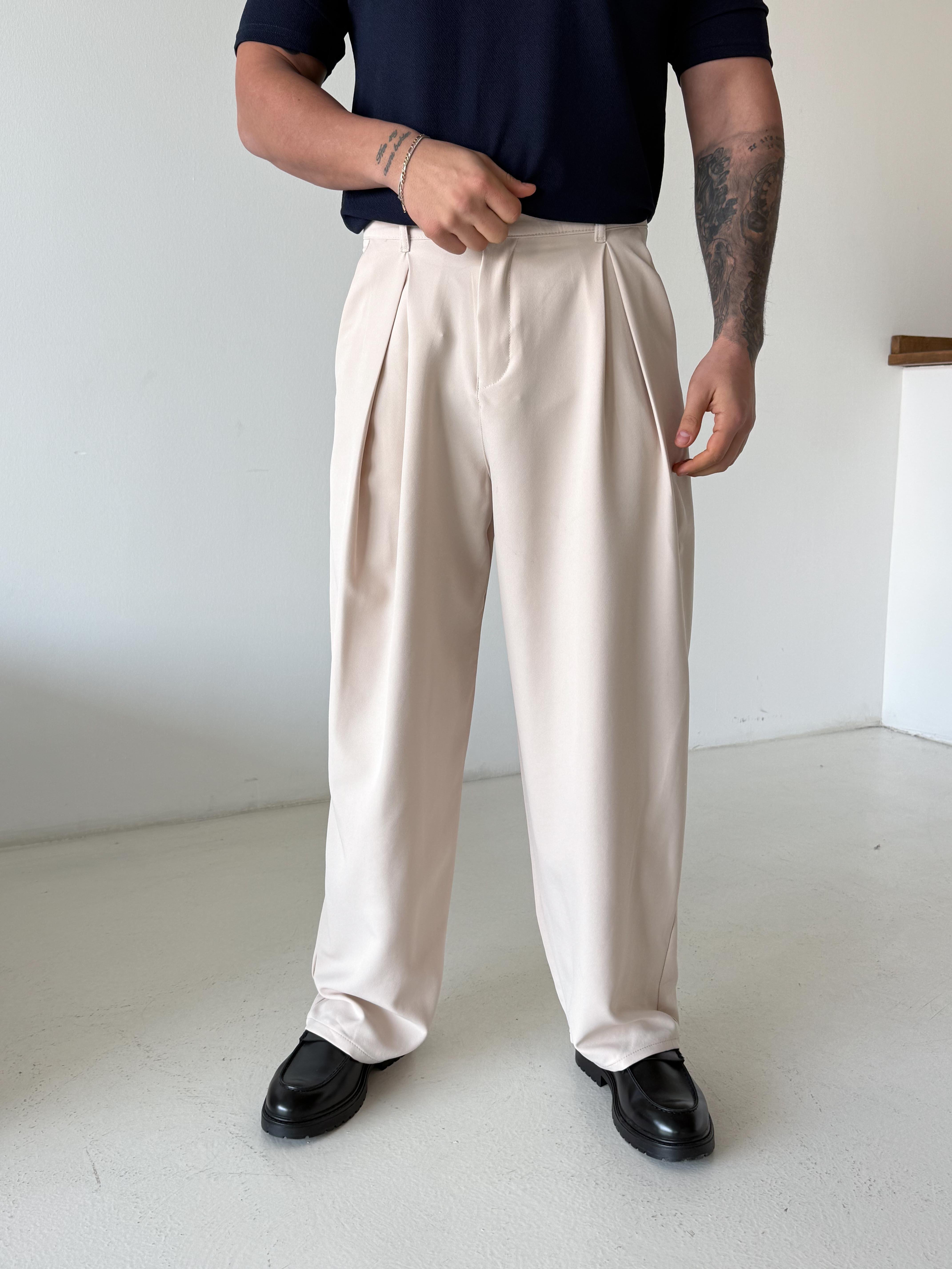 GabardinTaş Double Palazzo Pantalon 4062 PNC