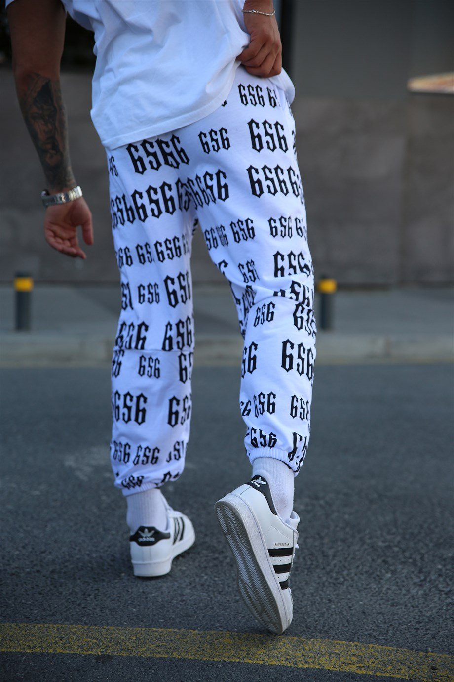 JOGGERBeyaz Full 565 Baskılı Jogger TMB