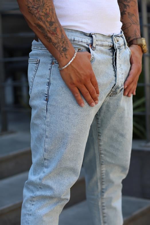 KOT PANTOLONStandart Buzmavi Relax Fit Kot Pantolon GRJ 2024
