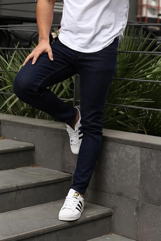 KOT PANTOLONStandart Düz Lacivert Slim Fit Kot Pantolon 0039 2024