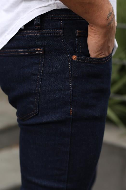 KOT PANTOLONStandart Düz Lacivert Slim Fit Kot Pantolon 0039 2024