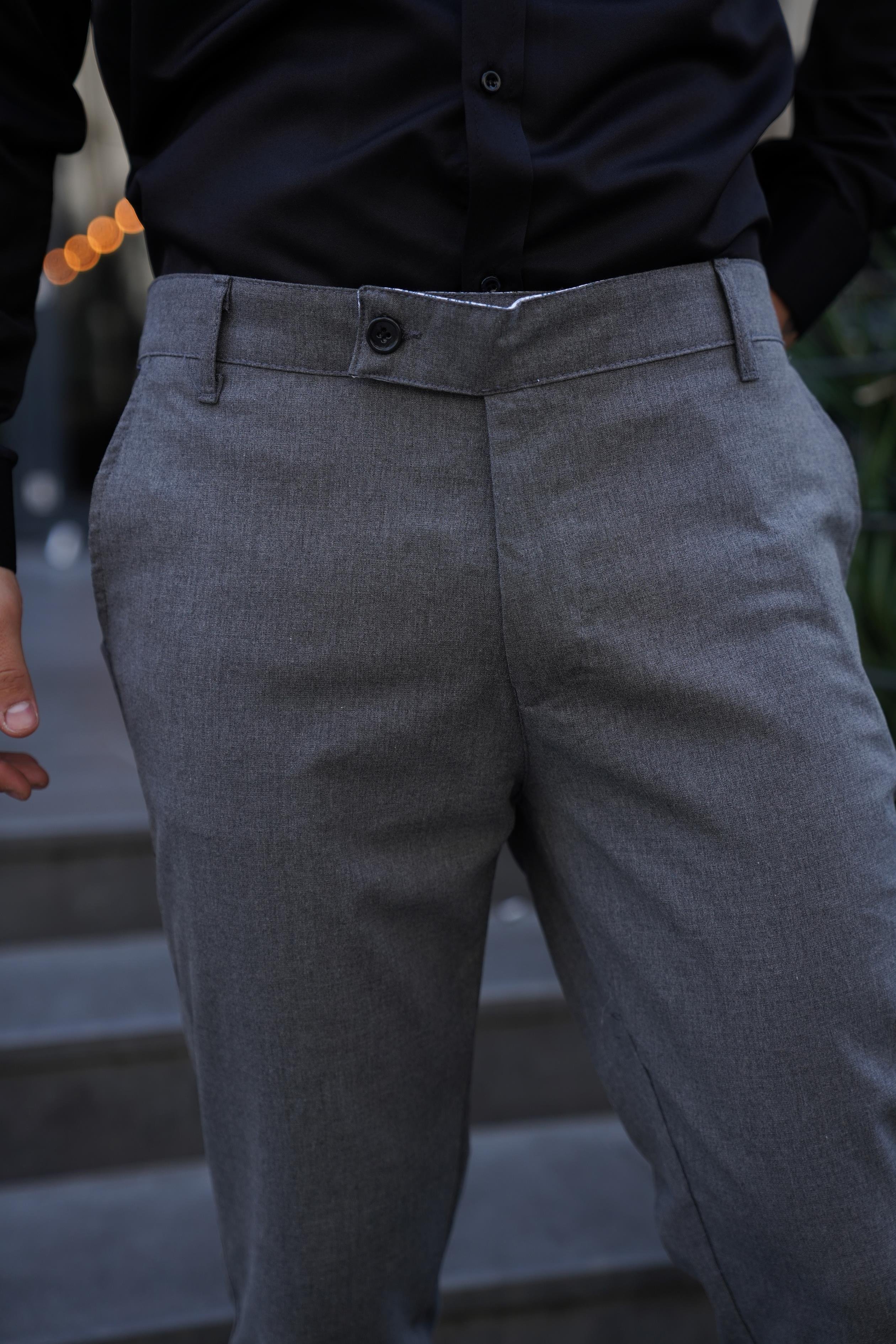 KUMAŞ PANTOLONAntrasit Kumaş Pantolon Slim Fit PLT 011