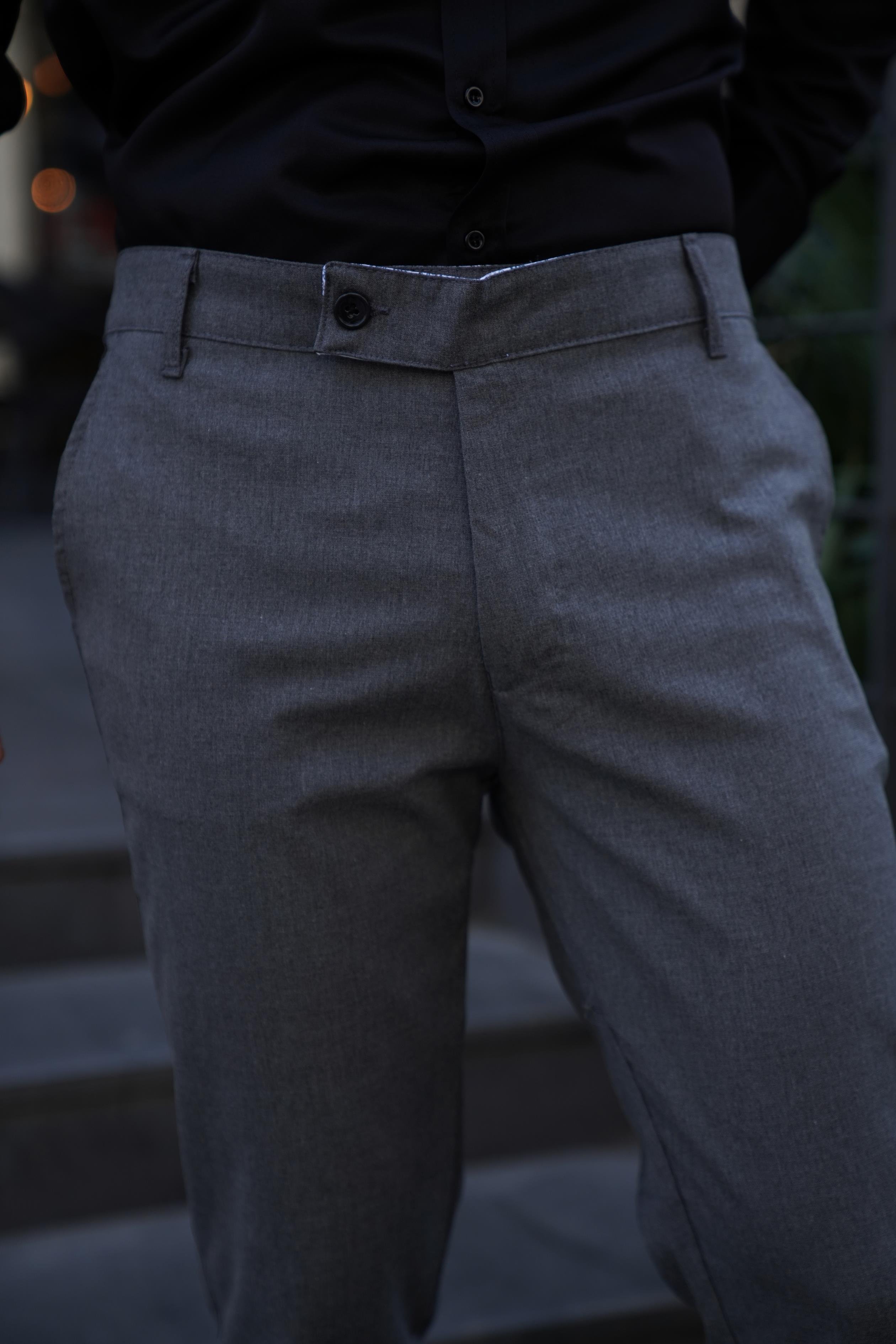 KUMAŞ PANTOLONAntrasit Kumaş Pantolon Slim Fit PLT 011