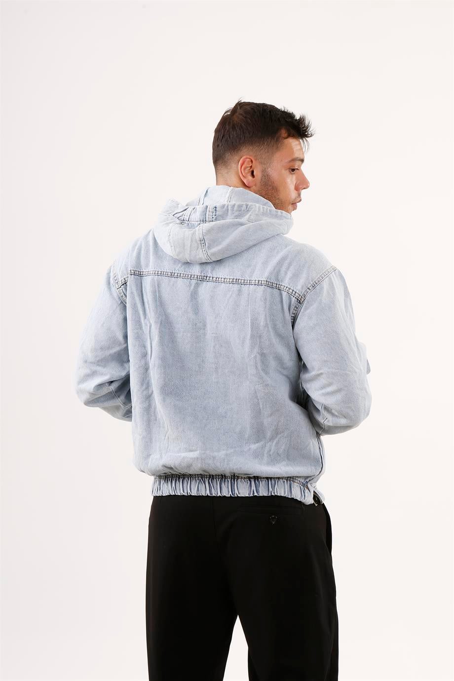 MONT & CEKETBuzmavi Kanguru Cep Kot Sweatshirt VMS