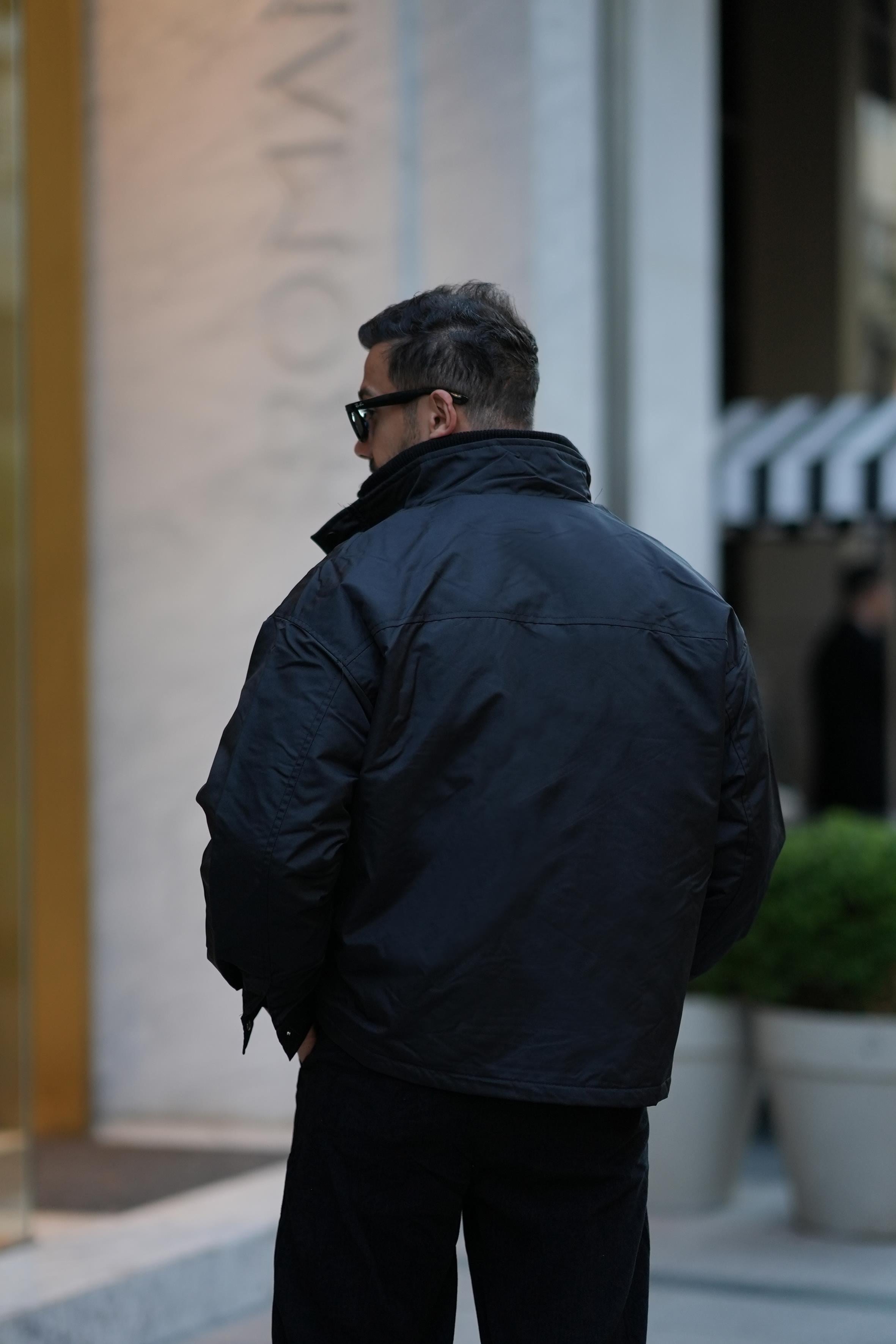 MONTSiyah Göğüs Çift Cepli Mont SNZ M6309