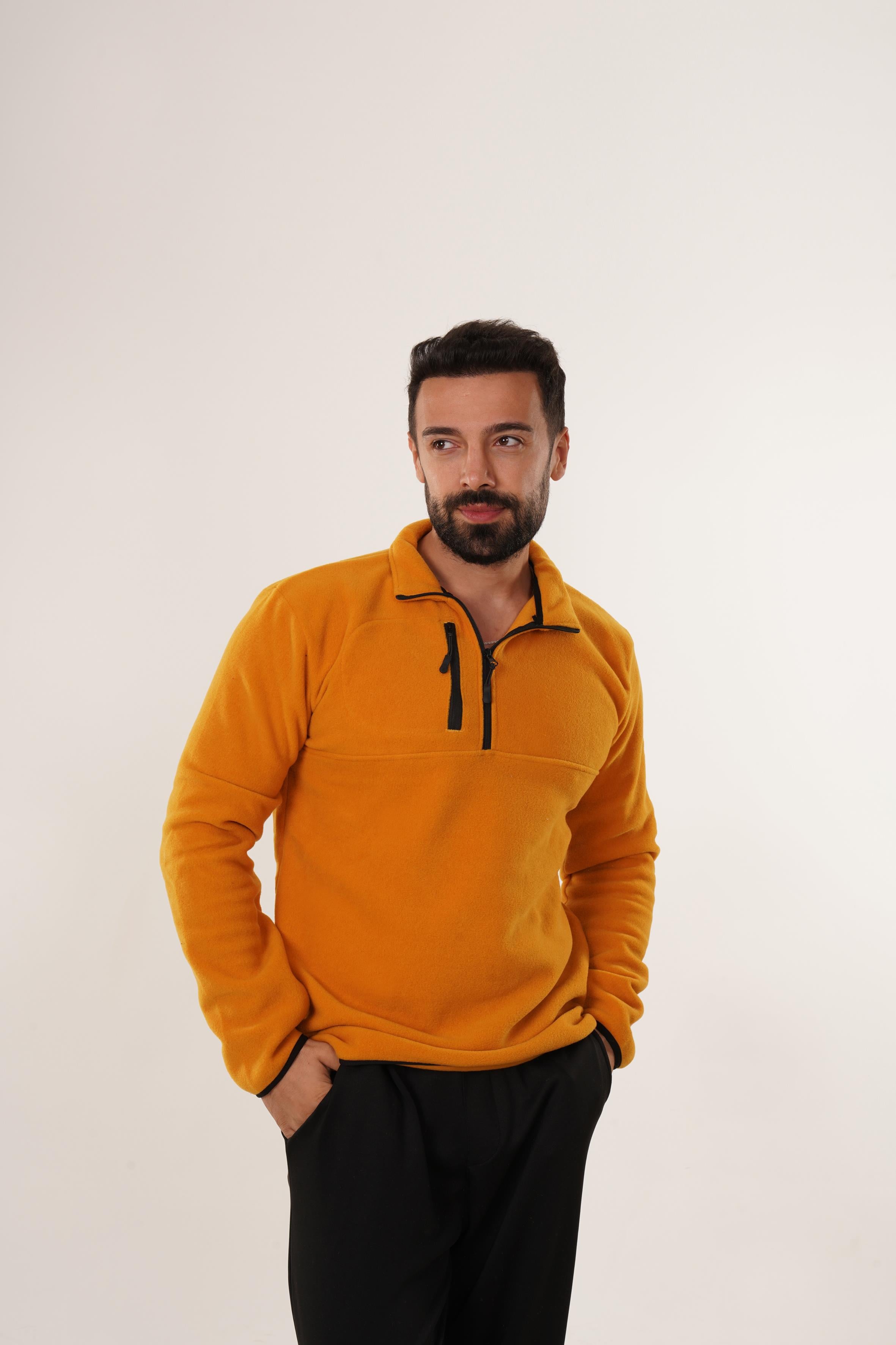 SweatHardal Göğüs Cepli Polar