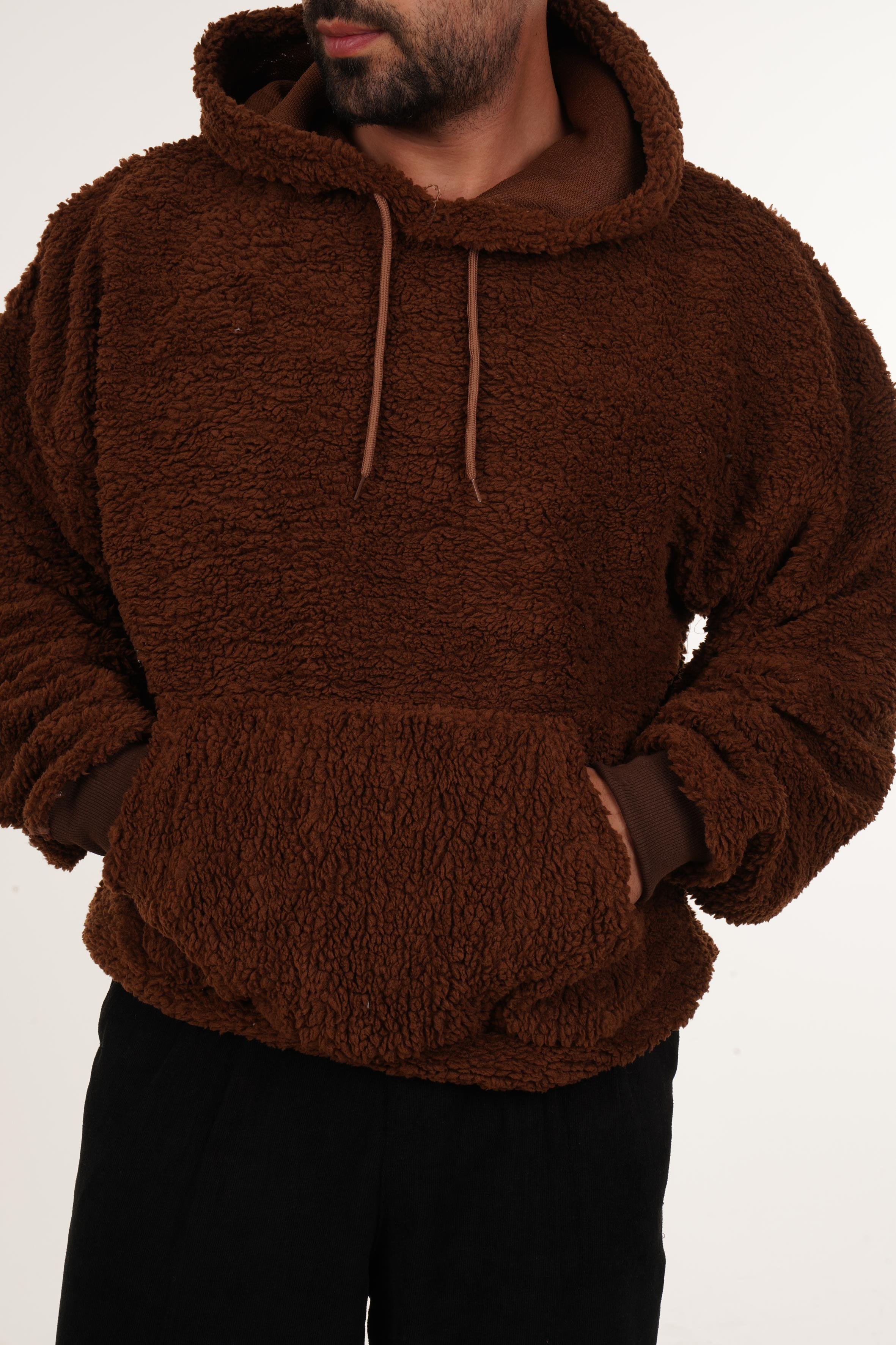SweatKahve Kuzu Kapüşonlu SC