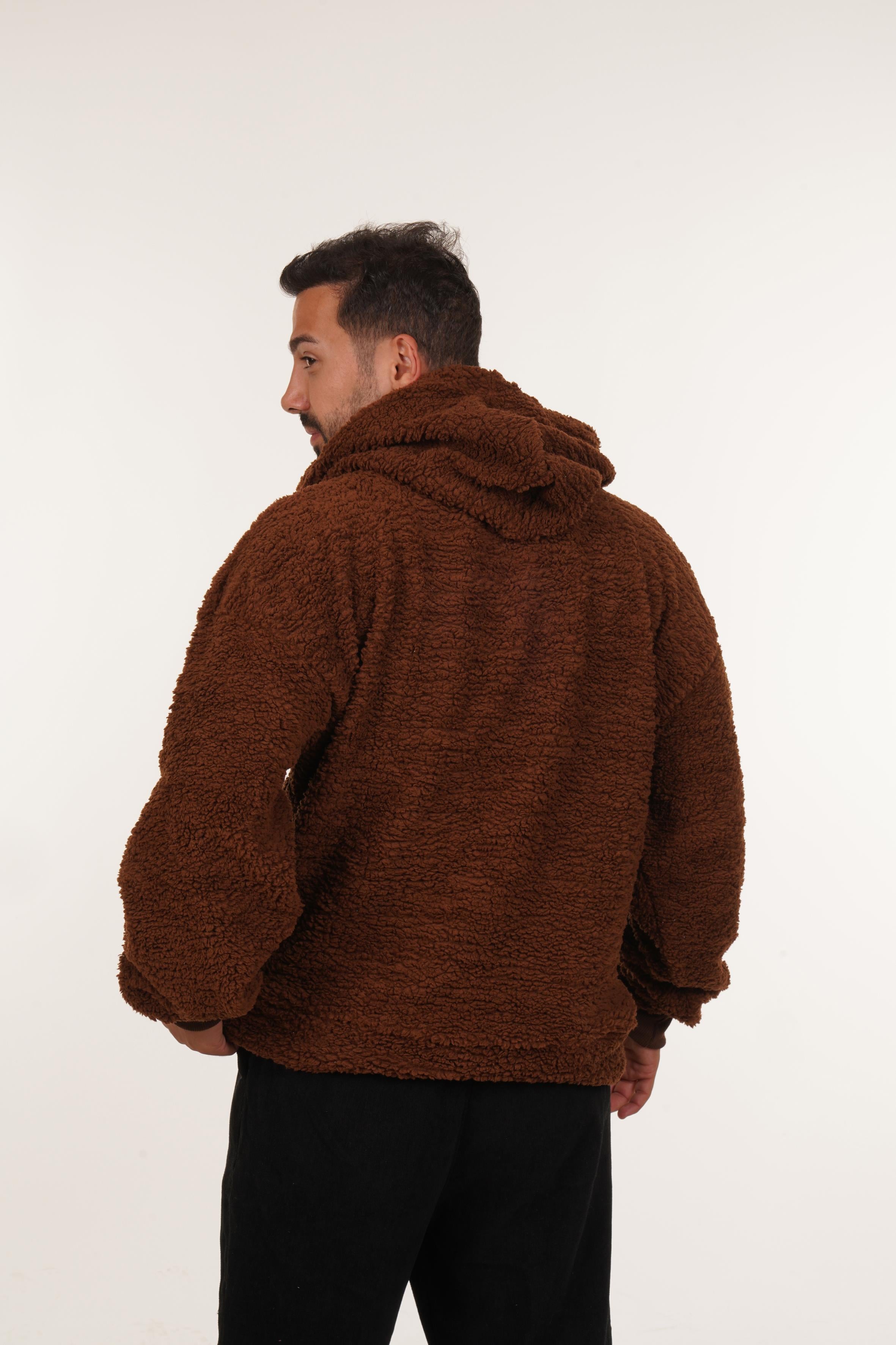SweatKahve Kuzu Kapüşonlu SC