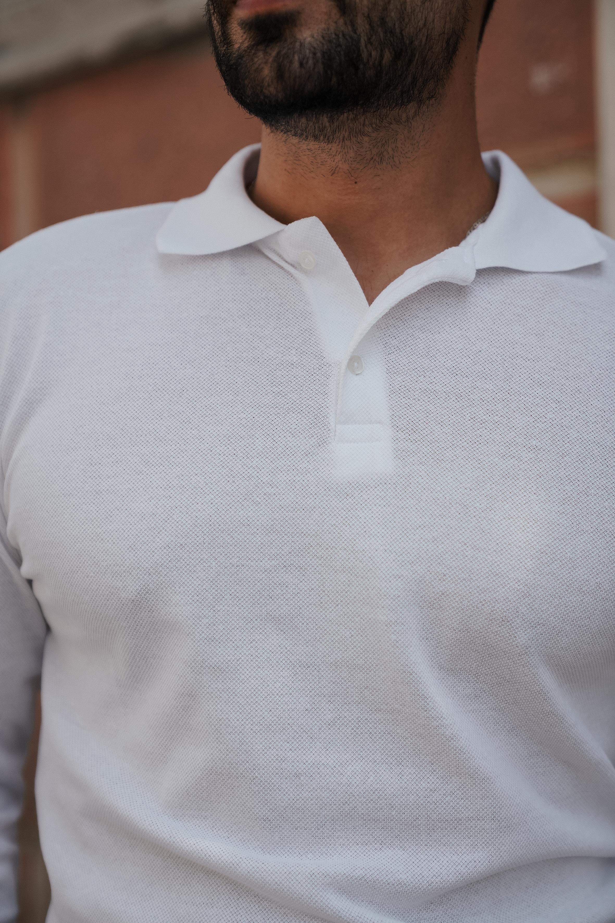 T-SHİRTBEYAZ Polo yaka lacos SC