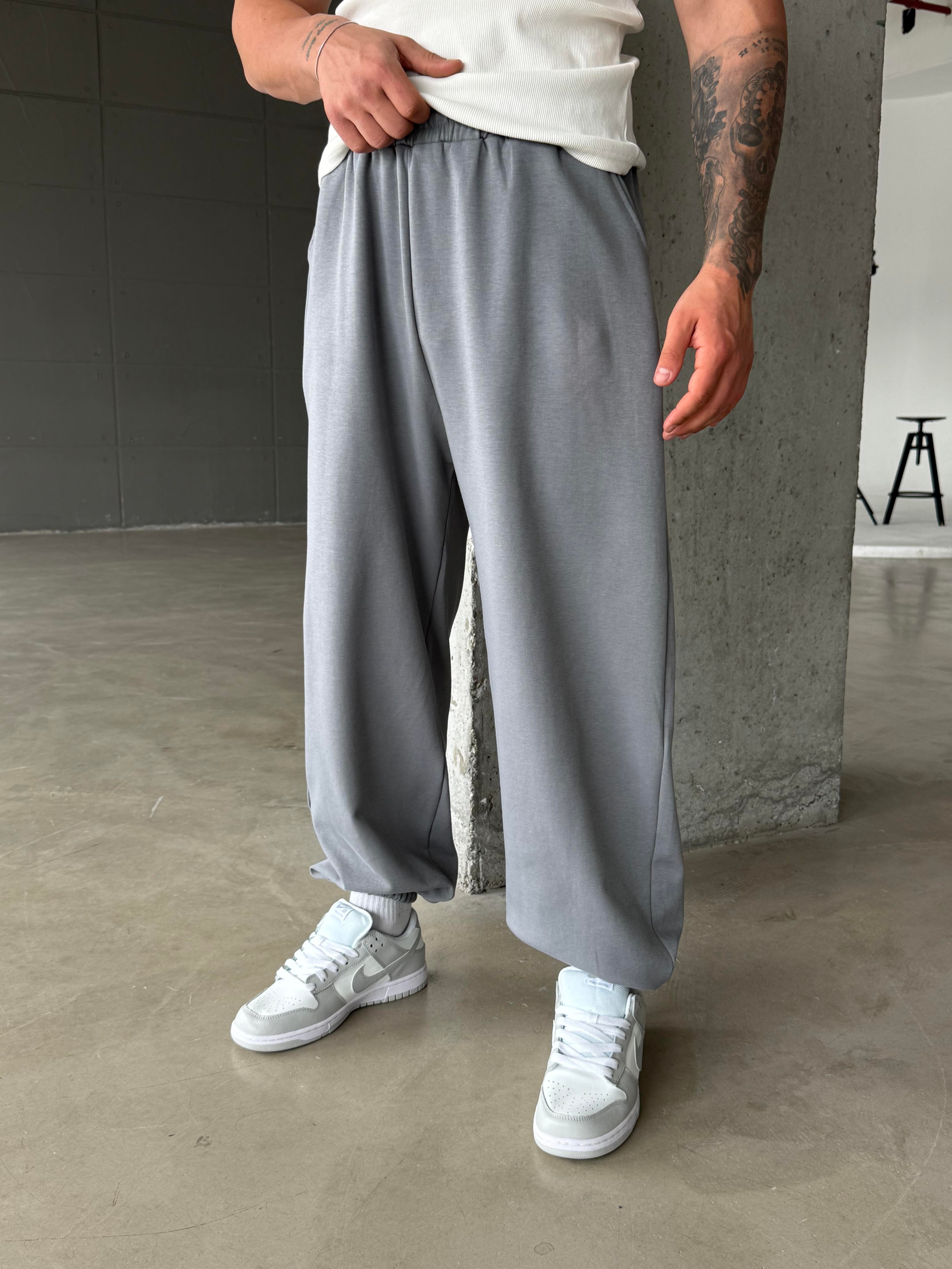 T-SHİRTBoyamagri Basic Kelepçe Paça Bol Eşofman SC