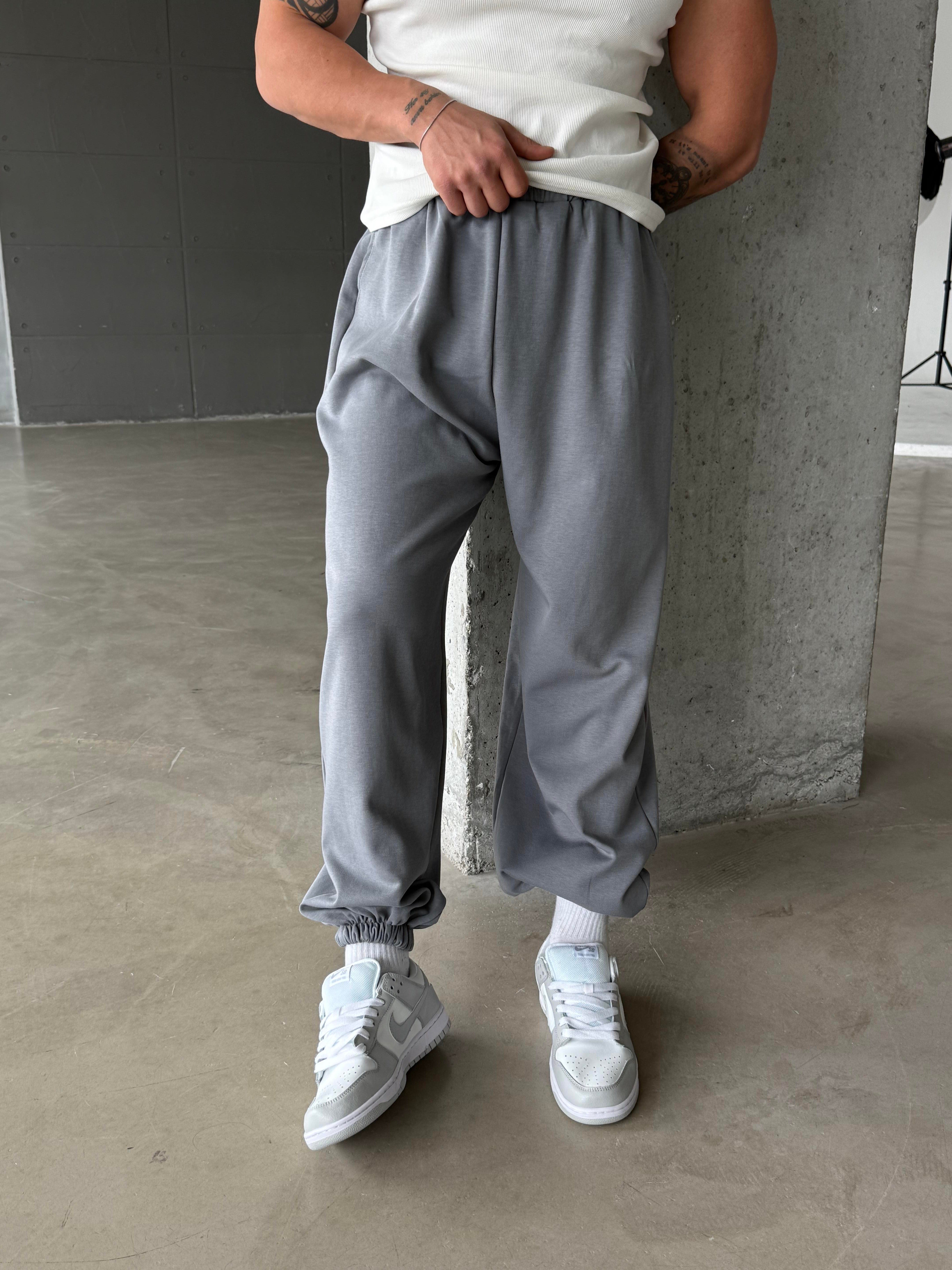 T-SHİRTBoyamagri Basic Kelepçe Paça Bol Eşofman SC