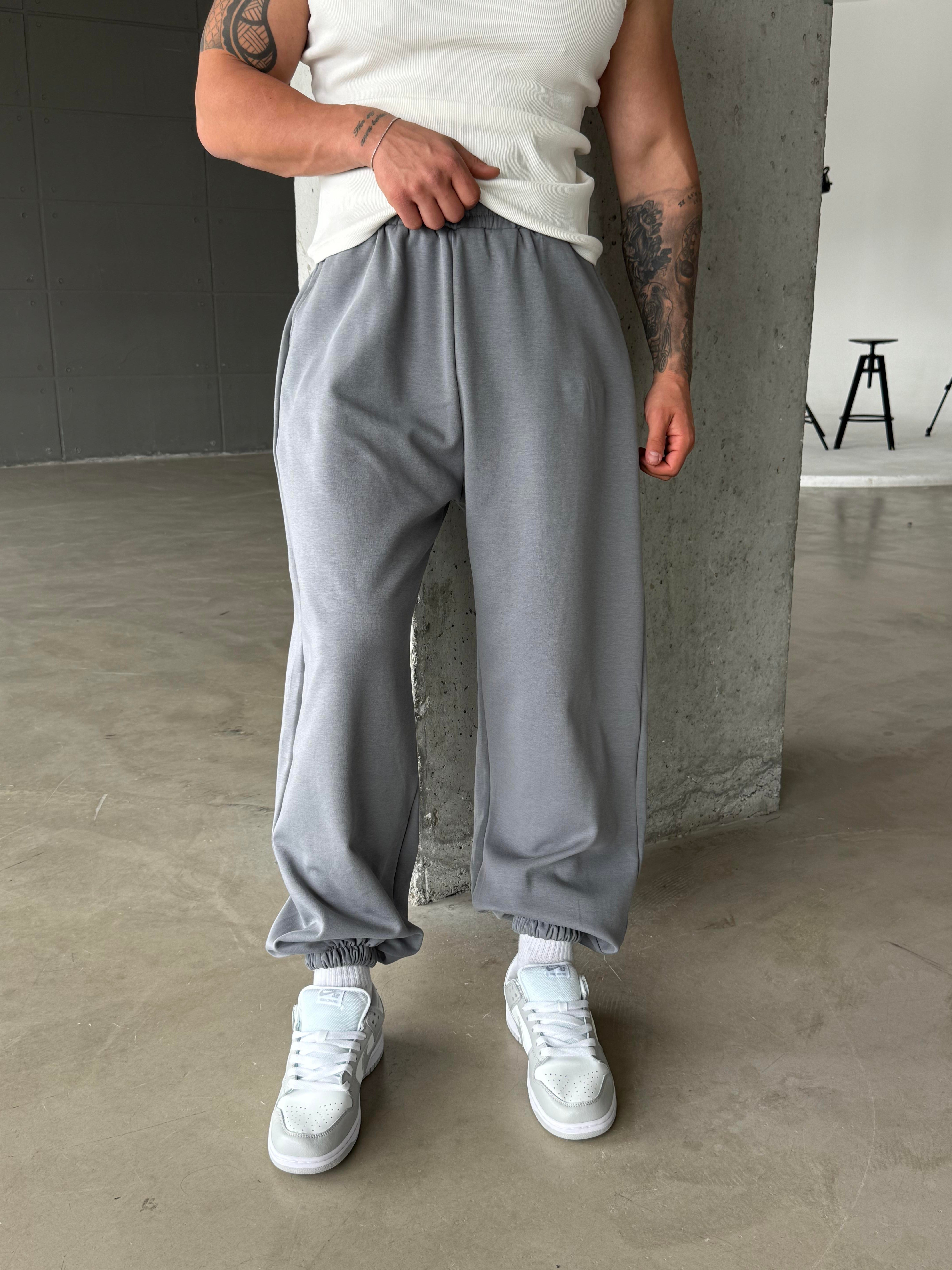 T-SHİRTBoyamagri Basic Kelepçe Paça Bol Eşofman SC