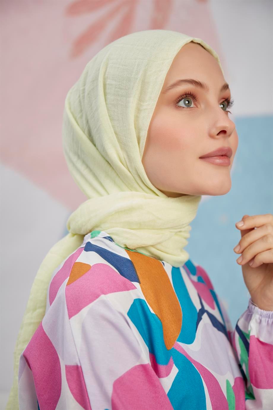 Bürümcük şal Limon Sarı