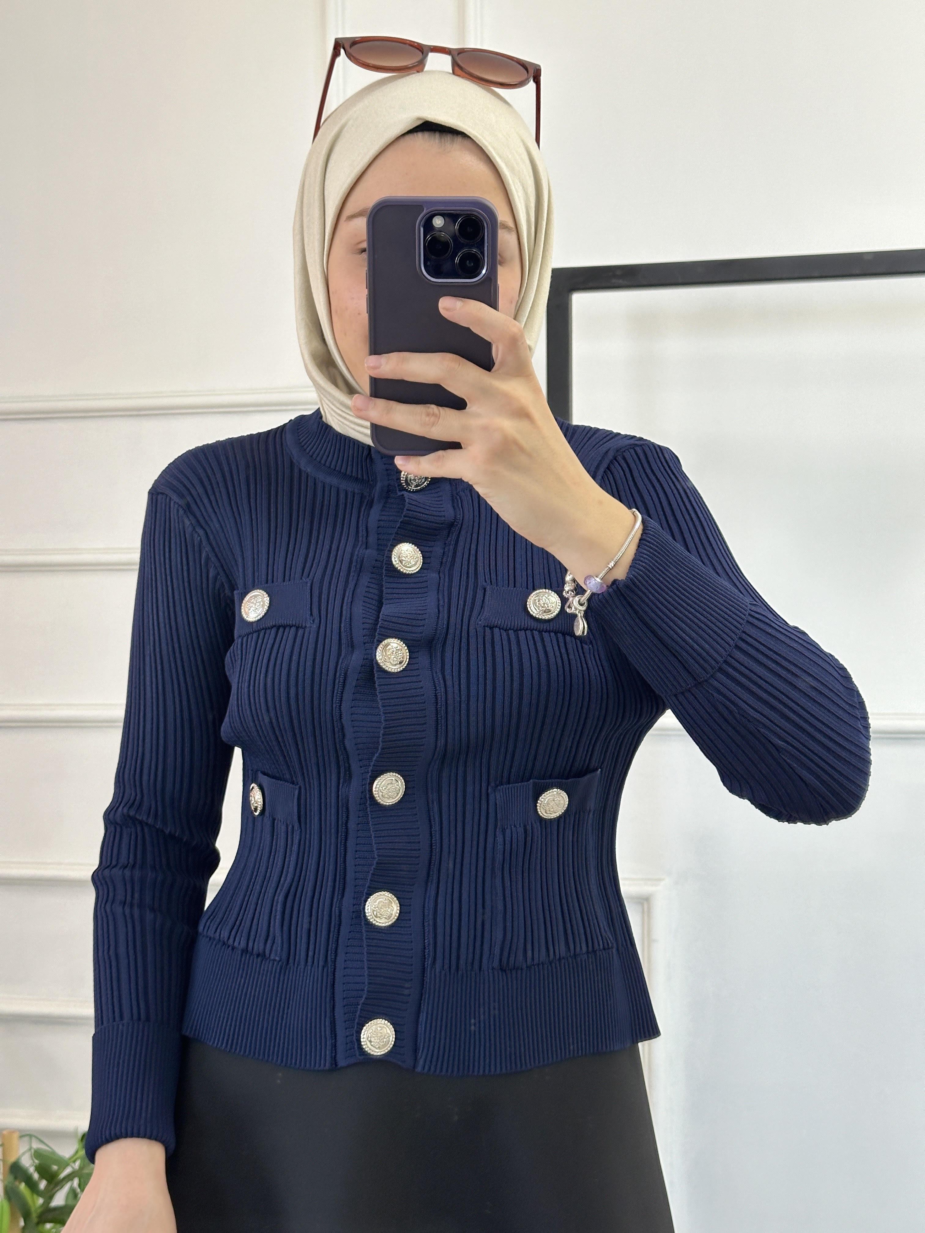 BYMEN Hırka Lacivert